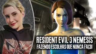 AO VIVO Resident Evil 3 ORIGINAL de 1999 Fazendo ESCOLHAS que NUNCA FAÇO [upl. by Oralle289]