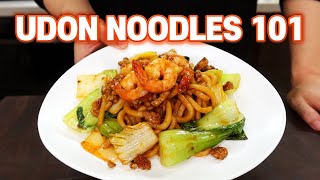 5 Minutes EASY Udon Noodles Recipes 5 Ways [upl. by Hteboj]