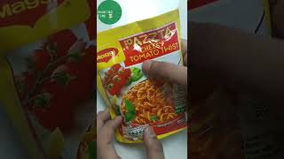 Maggi Pazzta Cheesy Tomato Twist Review 😍 Maggi PAZZTA Recipe  shorts CookingTime01 [upl. by Kletter28]