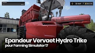 Mod Vervaet Hydro Trike US 18T pour Farming Simulator 17 [upl. by Eenar]