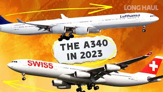 An InDepth Look At The Airbus A340 In 2023 [upl. by Haizek562]