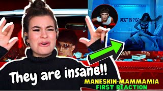 Maneskin  MAMMAMIA  FIRST REACTION [upl. by Ivens]