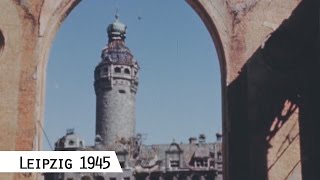 Leipzig in April 1945 in color and HD [upl. by Minette]