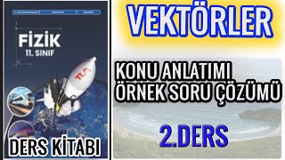 11SINIF FİZİK DERS KİTABI VEKTÖRLER devlet yayınları 2 [upl. by Tatiania]