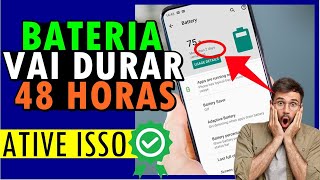 ASSIM a BATERIA do CELULAR vai DURAR 48 HORAS é fim do CELULAR DESCARREGANDO RÁPIDO [upl. by Ednyl]