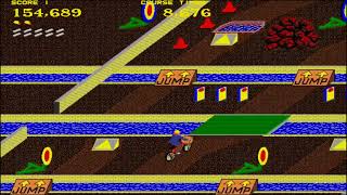 Paperboy Arcade Video Game Hard Way Completed MAME 260353 [upl. by Yrogerg]