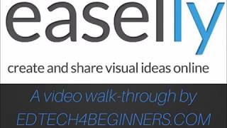 Easelly  create and share visual ideas online  a video walkthrough [upl. by Meekahs]