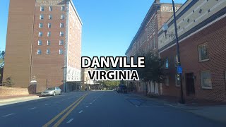 Danville Virginia  4K Downtown Tour [upl. by Nnylcaj]