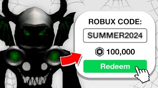 ENTER THIS ROBLOX PROMO CODE FOR FREE ROBUX July 2024 [upl. by Niras]