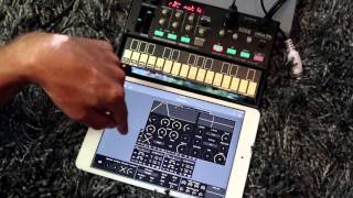 Korg Volca FM with Patch Base for iPad [upl. by Ostraw166]