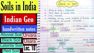 Soils in India UsaraampUrvara  Types AlluvialLateriteRedBlack Soil  Lec 18  An Aspirant [upl. by Key]