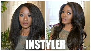 InStyler MAX Demo  Straighten amp Curl Your Hair [upl. by Yard123]