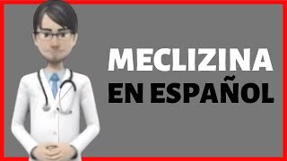 MECLIZINA meclizine review en ESPAÑOL [upl. by Jessy]