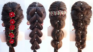 6 different ponytail hairstyle for wedding gown dress [upl. by Wira]