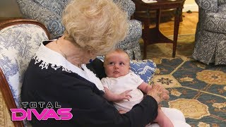 The Bella Twins and Birdie visit Nana in California Total Divas Bonus Clip Nov 15 2017 [upl. by Lerak91]