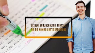 Bessere Englischnoten Phrasen für die Kommunikationsprüfung [upl. by Limaa]