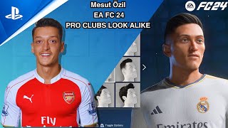 Mesut Özil  EA FC 24 PRO CLUBS LOOK ALIKE 2024 [upl. by Semreh310]