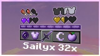 Sailyx 32x  JavaBedrock Pvp Texture Pack Released [upl. by Ahsineg]