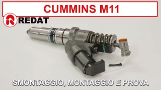 Cummins M11 injectors  Assembling disassembling and testing [upl. by Island]