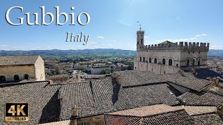 Gubbio Umbria  Italy Walking Tour [upl. by Enovad725]