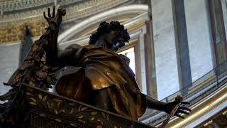 Baldacchino di San Pietro Presentati i prossimi lavori di restauro [upl. by Otreblanauj]