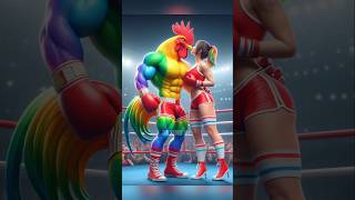 Rooster 🆚 Bulldog 💥🔥Revenge Of Rooster 😭catlover kitten cute cutecat shorts trending boxingai [upl. by Raseta641]