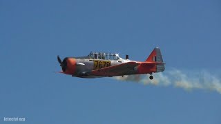 North American AT6 Texan  Airshow Plasy 2023 [upl. by Trebla755]