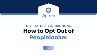 Opt Out of Peoplelooker Step by Step Instructions [upl. by Kenny350]