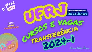 UFRJ  Transferência 20241  Cursos e Vagas [upl. by Annim]