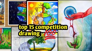 what drawing draw competition and got first prize competition drawing drawing competition art 🖌️ [upl. by Hoover]