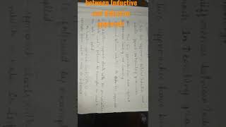 different between inductive and deductive approachpaper S25 inductiveanddeductiveapproach [upl. by Larok]