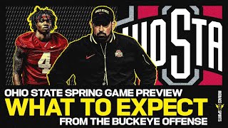 OHIO STATE SPRING GAME PREVIEW Expectations for the Buckeye Offense [upl. by Cassandry]