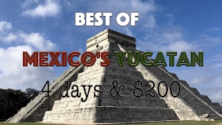 Mexicos Yucatan Travel Guide  4 Days  Under 200 [upl. by Yras]