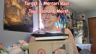 Target amp Mercari Haul  Toys Books amp More [upl. by Llerol]