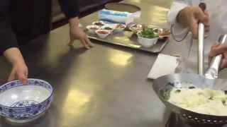 Hilton Xian biang biang noodle cooking [upl. by Moises]