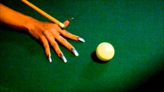 Long Nails Playing Pool [upl. by Alfonso]