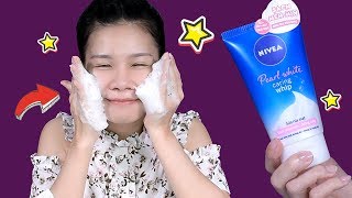 Rửa mặt đúng cách với sữa rửa mặt tạo bọt NIVEA  Sạch sâu  Mềm mịn  Da khỏe [upl. by Enetsirk]