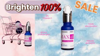 Maxdif Brightening Serum  Jenpharm Brightening Serum  Brightening  Hydrating [upl. by Aymer]