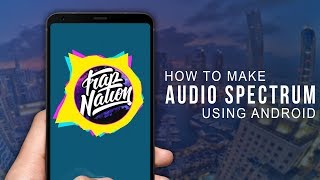 Make Audio Visualizer Using Android Phone  NO After Effects [upl. by Ekralc]