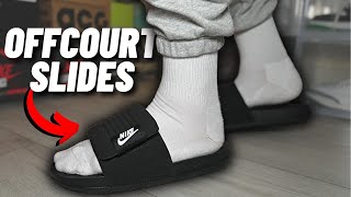 Nikes Comfiest Slide Nike Offcourt Adjust Slide Review [upl. by Linsk]