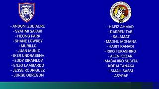 LINE UP JOHOR DT vs BALESTIER KHALSA  PERLAWANAN ANTAR BANGSA  JDT LIVE  LIVE JDT  JDT 2024 [upl. by Yessac223]