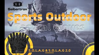 Seibertron Adult Or Youth SOLAG 20 Sports Outdoor Water Resistant Full Finger Touchscreen Glove [upl. by Calle925]