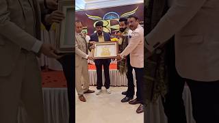 quotHonored To Receive Swabhiman Excellence Award for Best Fitness YouTuber From Ramdas Athawale Jiquot [upl. by Hausner700]