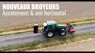 Je présente mes NOUVEAUX BROYEURS à Axe Horizontal amp Accotement  Valtra T131 [upl. by Allecsirp801]