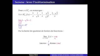 limites de fonction les formes indéterminées [upl. by Aliza]
