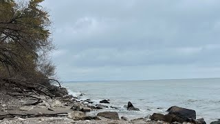 Lake Michigan Rock Hunt  Rainy but Rewarding [upl. by Ethelin]