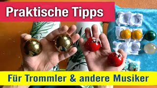 Praktische Tipps für Trommler amp andere Musiker 🌳 Heute QiGong Kugeln [upl. by Nawuq]