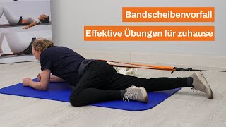 Bandscheibenvorfall  Effektive Übungen für zuhause [upl. by Edana]