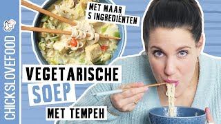 MAKKELIJKE NOEDELSOEP ZONDER VLEES  CHICKSLOVEFOOD [upl. by Ecenaj]