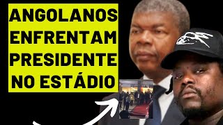 Angolanos enfrentam presidente após jogo Angola Vs Gana  Caso Naice Zulo Análise [upl. by Nillok]